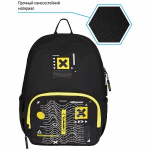 Рюкзак Berlingo Light ""Cyber world"" 39,5*28*16см, 2 отделения, 3 кармана, уплотненная спинка