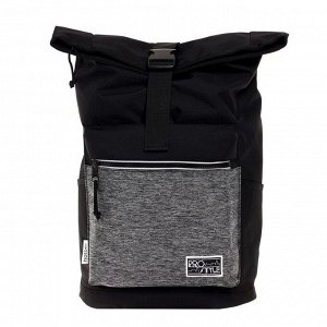 Рюкзак каркасный Hatber Ergonomic Plus, 38 х 29 х 16 см, Meow, чёрный/серый