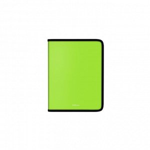 Папка для тетрадей А5+, ErichKrause Matt Neon, пластиковая, на молнии, микс