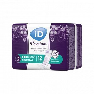 Урологические прокладки iD Light Premium Normal 12 шт