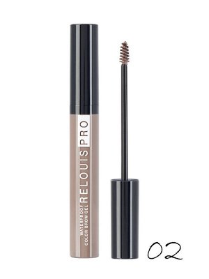 Гель для бровей "Relouis" Pro Waterproof Color Brow Gel  тон: 02 Tаupe
