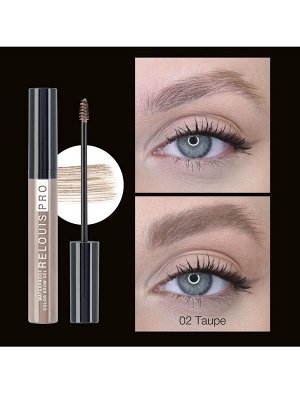 Гель для бровей "Relouis" Pro Waterproof Color Brow Gel  тон: 02 Tаupe