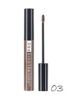 Гель для бровей &quot;Relouis&quot; Pro Waterproof Color Brow Gel  тон: 03 Brown