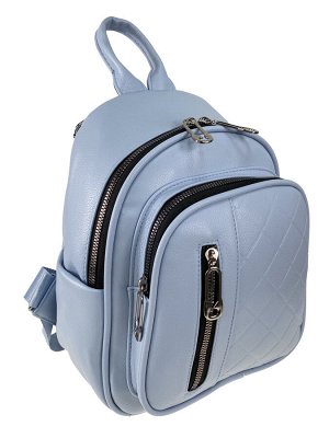 Женская рюкзак из искусственной кожи, цвет голубой