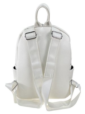 Женская рюкзак из искусственной кожи, цвет белый