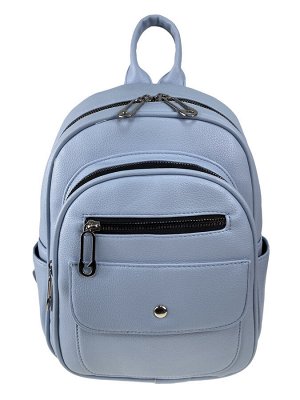 Женская рюкзак из искусственной кожи, цвет голубой