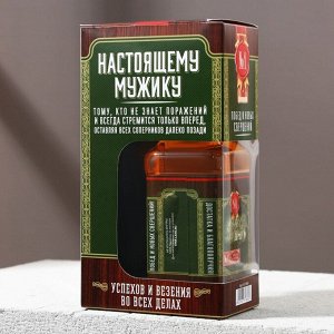 Набор «На удачу» гель для душа 250 мл, аромат древесно-пряный, гель для бритья 75 мл