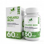 Natural Supp Chelated Iron Хелат железа, 60 капс