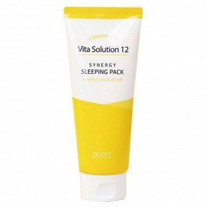 Ночная маска для лица с витамином С Vita Solution 12 Synergy Sleeping Pack