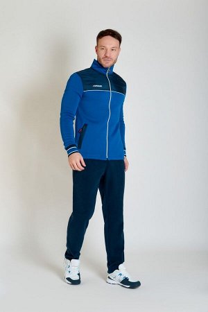 Куртка флисовая мужская (синий/голубой)