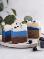 Натуральное мыло ручной работы &quot;черничный чизкейк&quot;