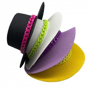 Шляпа Женская шляпка из натуральной соломы - удобный летний аксессуар. Подойдет к нарядам всех цветов, а также защитит от солнца во время пляжного отдыха. Шляпку после перевозки в чемодане вам поможет