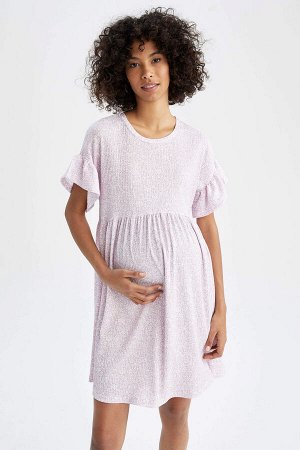 Платье миди А-силуэта для беременных