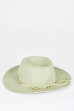 Женская расклешенная соломенная шляпа