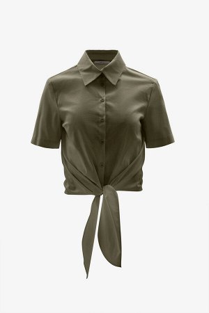 Блуза Рост: 170 Состав: 76%хлопок 22%полиэстер 2%эластан. Комплектация блуза. Цвет хаки