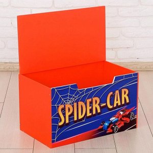 Контейнер-сундук с крышкой SPIDER-CAR, цвет красный