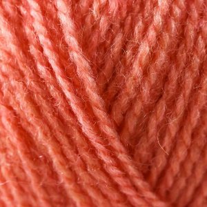 Пряжа "Ангорская тёплая" 40% шерсть, 60% акрил 480м/100гр (265 розовый)
