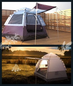 NEW!!! Японская шестигранная палатка-автомат Montagna HAC2-0394