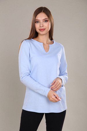 Пуловер женский, голубой