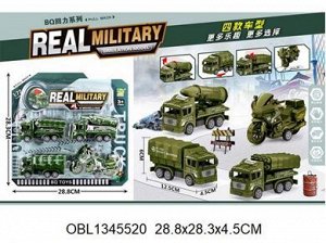 600-48 набор военной техники, 4 шт/п/блистером 1345520