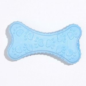 Игрушка плавающая "Лапки" Пижон Premium, вспененный TPR, 10,5 х 5,5 х 2 см, голубая