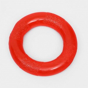 Игрушка "Кольцо" малое, 9 см, каучук, красная