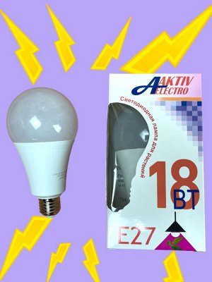 Лампа светодиодная LED-A60-Regular 18Вт фито 220-240В Е27