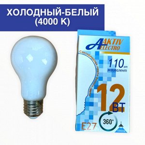 ЛАМПА СВЕТОДИОДНАЯ LED-PREMIUM OPAL 12Вт 175-240В Е27 4000К 1080Лм