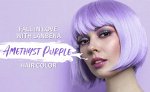 Фиолетовый воск для укладки волос Lanbena