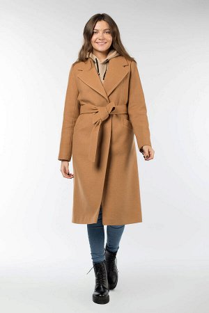 01-10219 Пальто женское демисезонное (пояс)