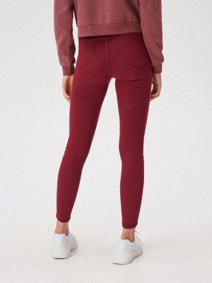 Брюки skinny fit с завышенной талией
