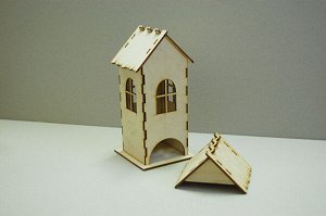 Чайный домик "Окна", 11*11*22 см