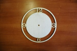 Часы круглые с цифрами