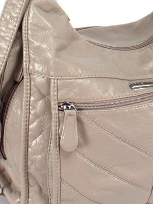 Сумка женская искусственная кожа Guecca-RY 803-2  (рюкзак-change),  1отд+карм/перег,  серый 246354