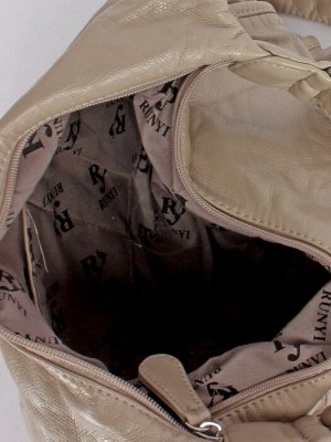Сумка женская искусственная кожа Guecca-RY 803-3  (рюкзак-change),  1отд+карм/перег,  бежевый 246390