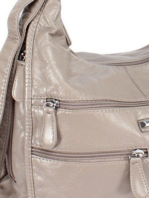 Сумка женская искусственная кожа Guecca-RY 803-3  (рюкзак-change),  1отд+карм/перег,  серый 246392