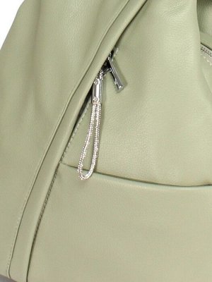 Рюкзак жен искусственная кожа Vishnya-20409,   (сумка-change),  1отд+еврокарман,  зеленый SALE 246237