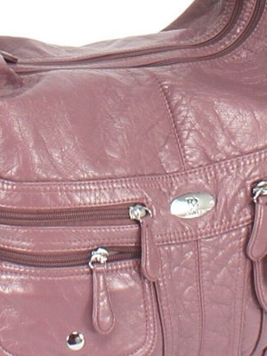 Сумка женская искусственная кожа Guecca-RY 3119  (рюкзак),  2отд,  лиловый 246362