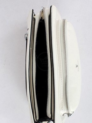 Сумка женская искусственная кожа Vishnya-21592-1,  1отд,   плечевой ремень,  белый SALE 246307