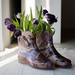 Женские ботильоны Nordman Fleur цвет абстракция коричневая