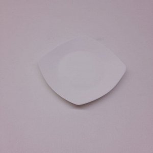 Тарелка квадратная фарфор 6" 152мм Белая
