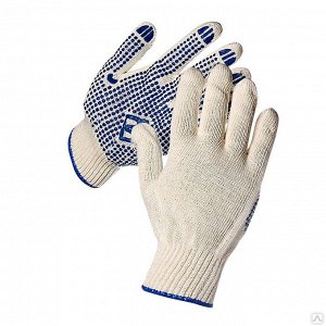 Перчатки трикотажные рабочие, Перчатки трикотаж с ПВХ, Рабочие перчатки