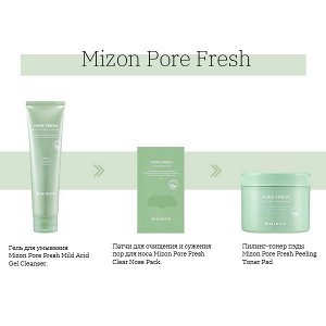 Патчи для очищения носа Mizon Pore Fresh Clear Nose Pack, 1шт