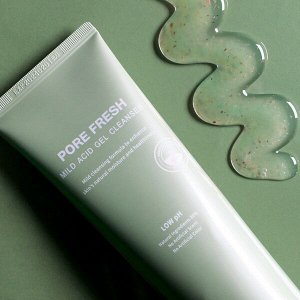 Очищающий гель для умывания чувствительной кожи Mizon Pore Fresh Mild Acid Gel Cleanser, 150мл