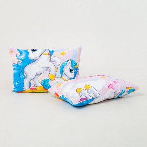 Подушка детская из поплина 50x70 - Карусельки 50х70
