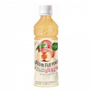 Напиток персиковый "Nature's" сокосодержащий восстановленный, Woongjin, пл/б, 340мл