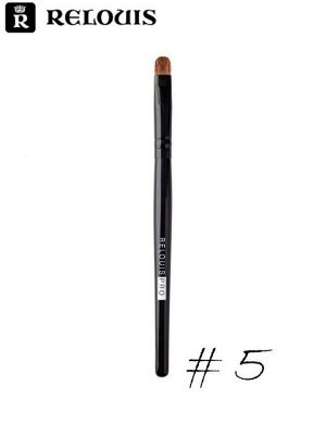 RELOUIS Кисть косметическая № 5 Плоская для теней Relouis PRO SHADING Brush