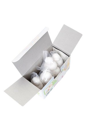 Мастурбатор нереалистичный MensMax Pucchi Set Box Variety, TPE, белый, 6,5 см