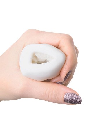 Мастурбатор нереалистичный MensMax Pucchi JELLYFISH, TPE, белый, 6,5 см