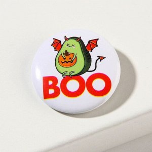 Набор резинка-бархат и значок "Boo", 10 х 15 см